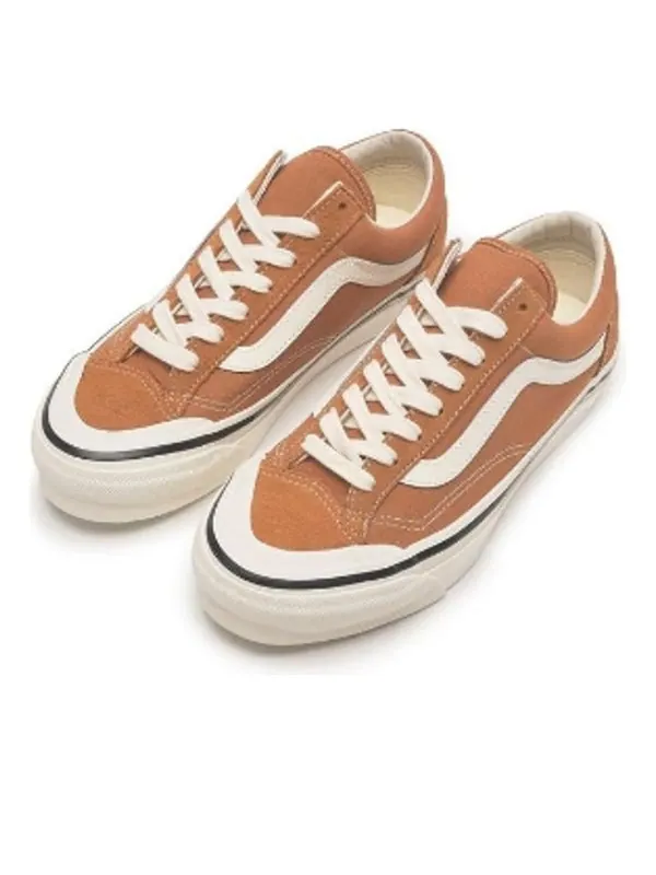 Кроссовки old skool reissue 136 'orange white' Vans — изображение 2 из 4, оранжевый/белый