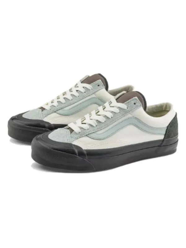 Кроссовки old skool reissue 136 'black light green' Vans — изображение 3 из 4, бежевый/зеленый/черный
