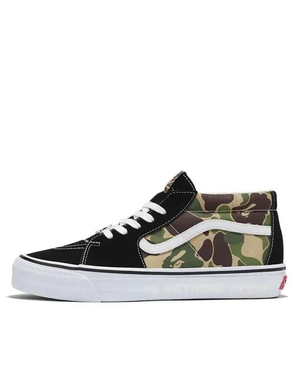 Кроссовки x bape sk-8 mid 'camo' Vans — изображение 1 из 3, мульти