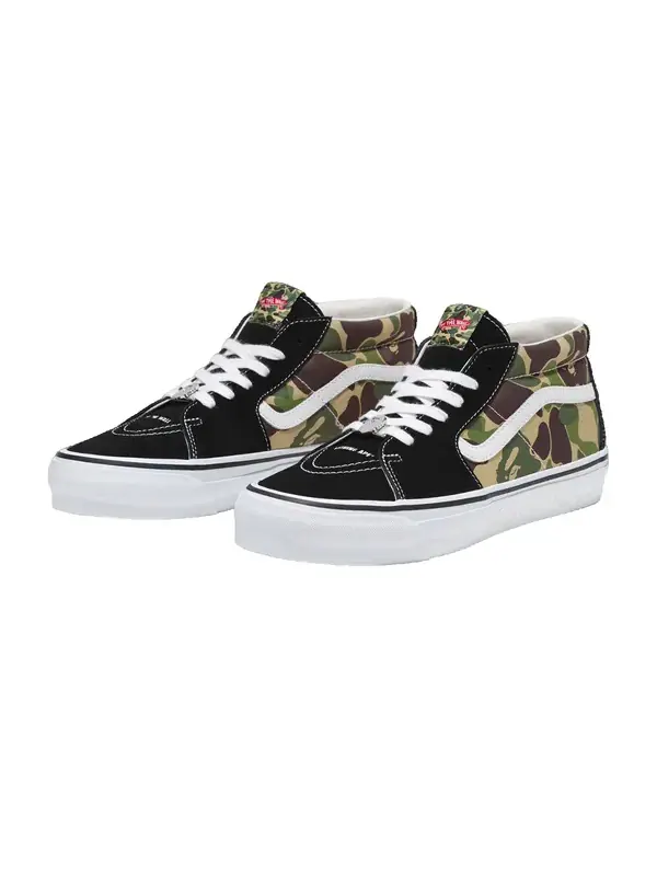 Кроссовки x bape sk-8 mid 'camo' Vans — изображение 2 из 3, мульти