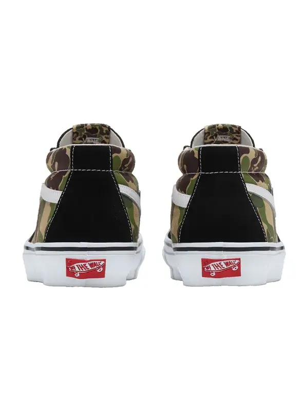 Кроссовки x bape sk-8 mid 'camo' Vans — изображение 3 из 3, мульти