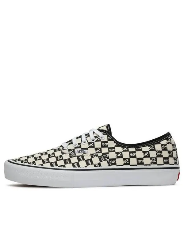Кроссовки supreme x authentic pro 'checkered black' Vans — изображение 1 из 4, черный/белый