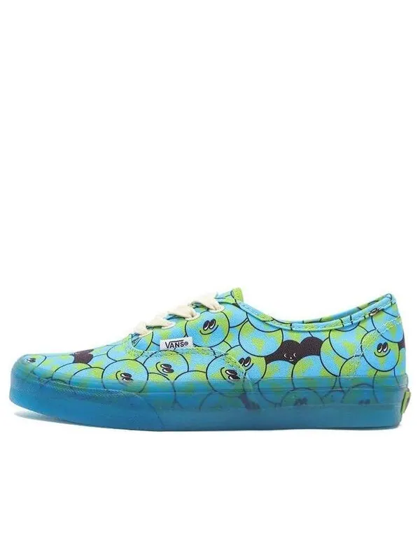 Кроссовки tyakasha x authentic 'otw gallery - blue' Vans — изображение 1 из 4, синий/зеленый