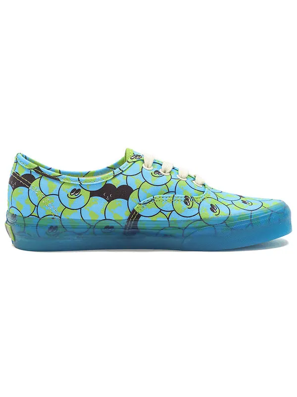 Кроссовки tyakasha x authentic 'otw gallery - blue' Vans — изображение 2 из 4, синий/зеленый