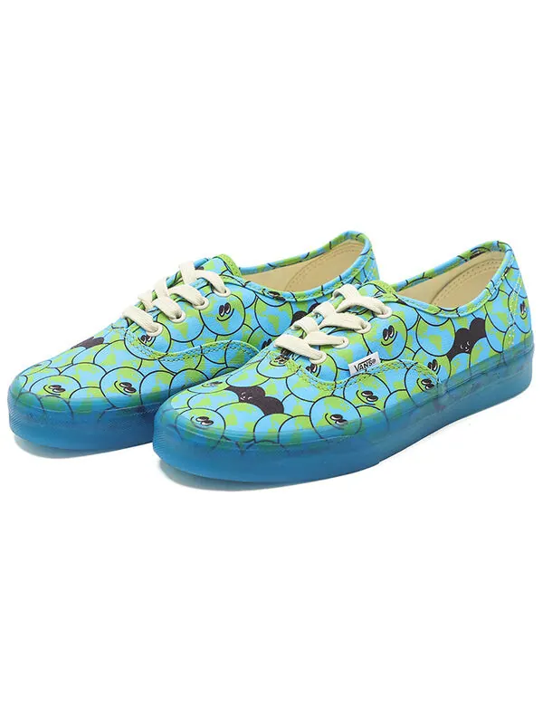 Кроссовки tyakasha x authentic 'otw gallery - blue' Vans — изображение 3 из 4, синий/зеленый