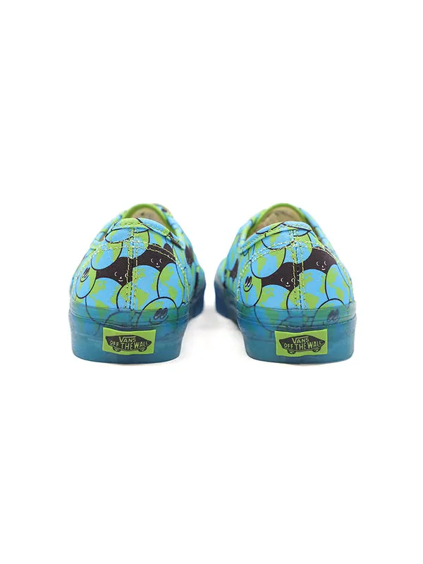 Кроссовки tyakasha x authentic 'otw gallery - blue' Vans — изображение 4 из 4, синий/зеленый