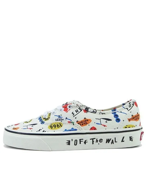 Кроссовки authentic low tops skateboarding shoes creamy white creamwhite Vans — изображение 1 из 4, белый