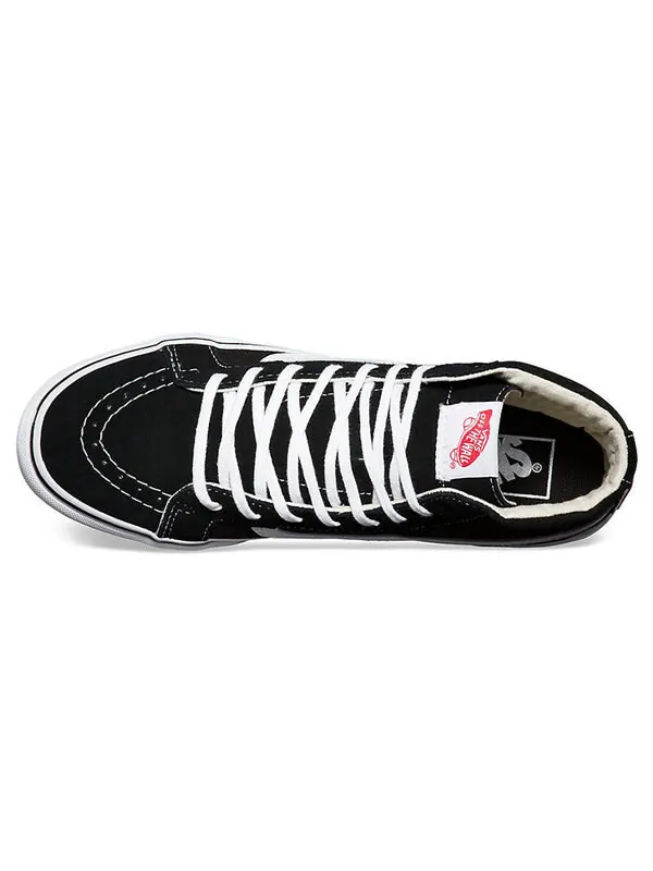 Кроссовки sk8-hi slim 'black' Vans — изображение 3 из 4, черный/белый