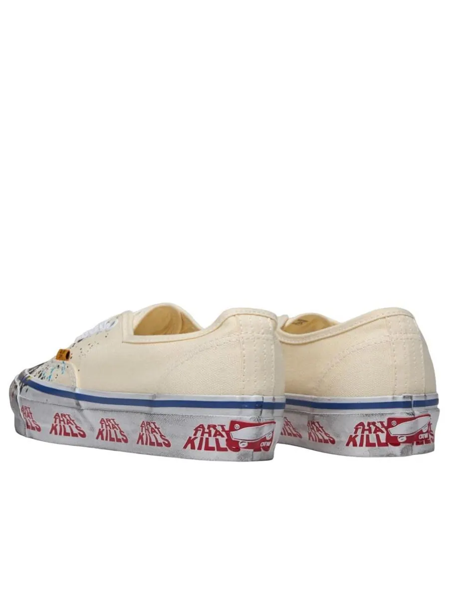 Кроссовки Vans x Gallery Dept. Authentic 'Art That Kills' — изображение 4 из 4, бежевый