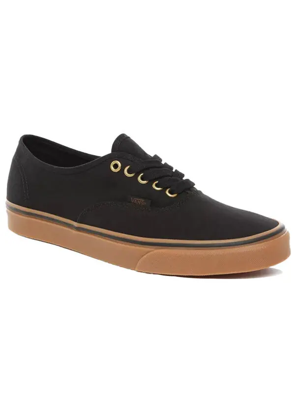 Кроссовки authentic 'black gum' Vans — изображение 3 из 4, черный
