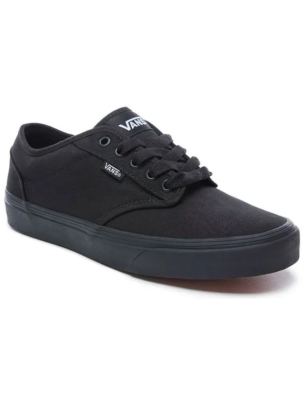 Кроссовки authentic atwood skateboard series mid-top retro skate shoes black Vans — изображение 3 из 4, черный