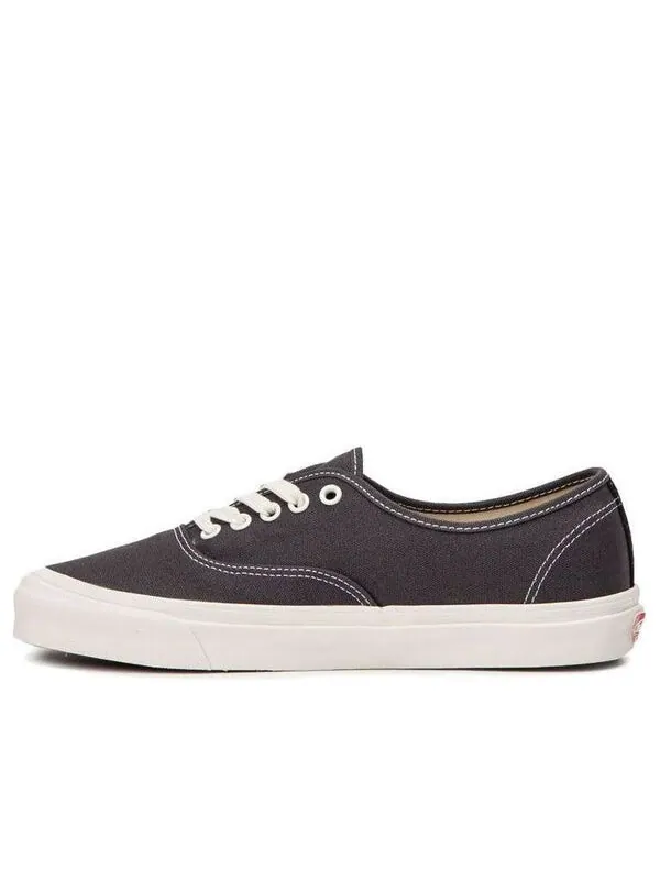 Кроссовки og authentic lx canvas asphalt/black grey Vans — изображение 1 из 4, серый/белый