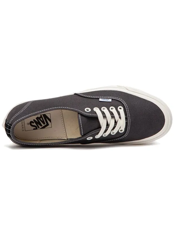 Кроссовки og authentic lx canvas asphalt/black grey Vans — изображение 3 из 4, серый/белый