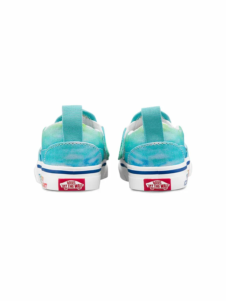 Кеды (TD) Vans SpongeBob SquarePants x Slip-On Velcro 'Imaginaaation' — изображение 4 из 4, синий