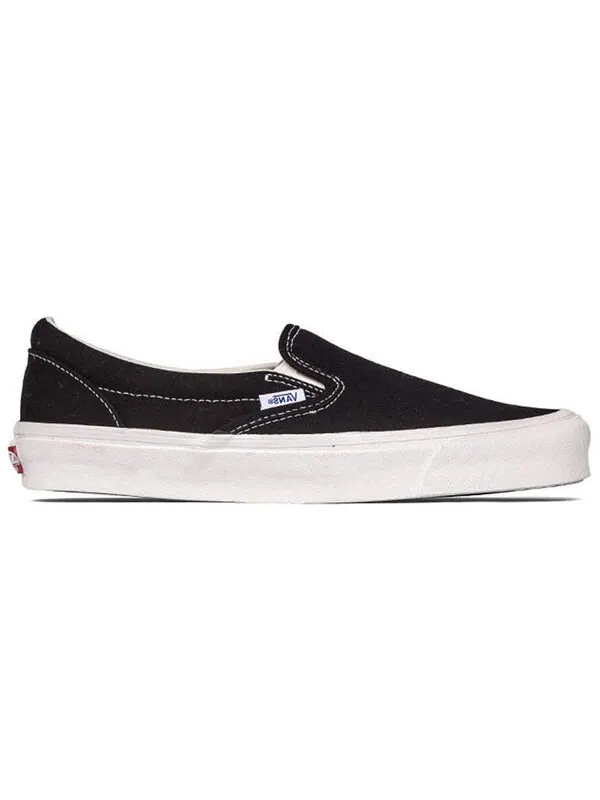 Кроссовки classic slip-on og 'black' Vans — изображение 2 из 4, черный