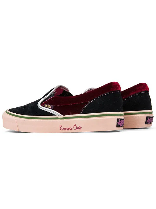 Кроссовки feature x classic slip-on 'sinners club' Vans — изображение 3 из 4, черный