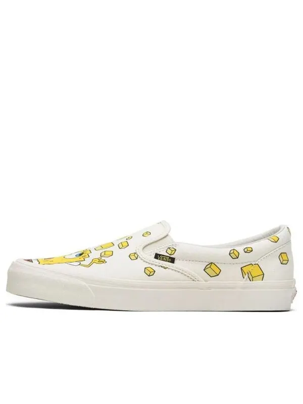 Кроссовки og classic slip-on lx 'spongebob' Vans — изображение 1 из 4, белый/желтый