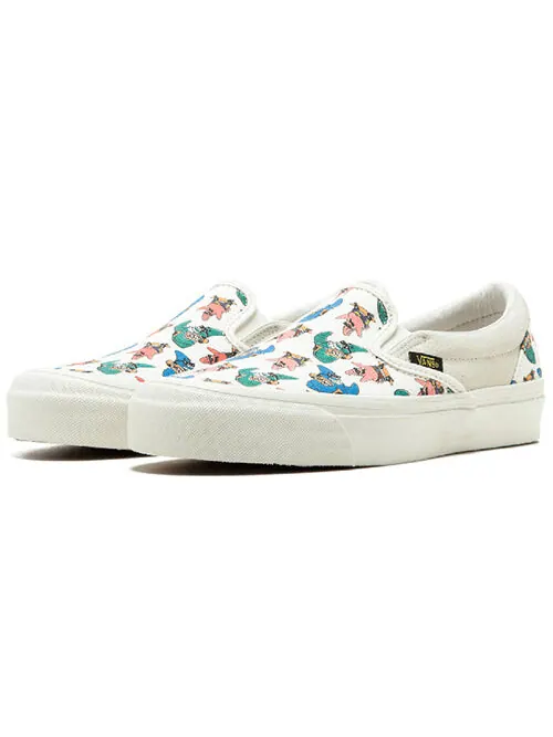 Кроссовки og classic slip-on lx 'spongebob' Vans — изображение 2 из 4, белый/мульти