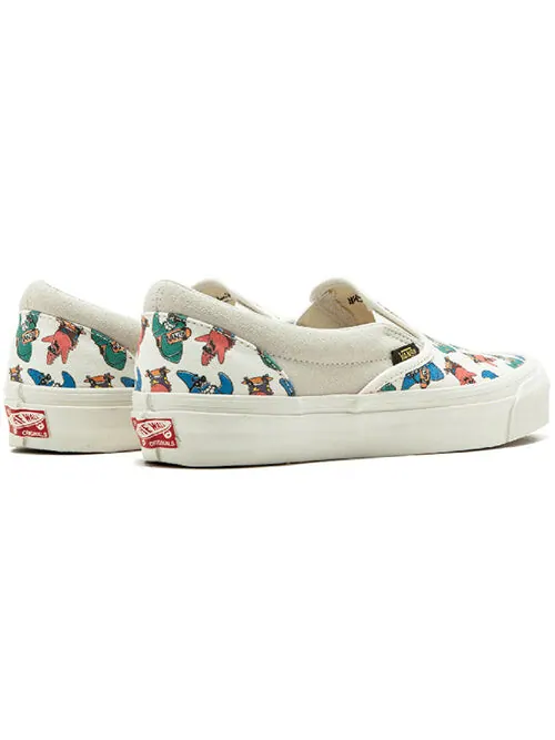 Кроссовки og classic slip-on lx 'spongebob' Vans — изображение 3 из 4, белый/мульти