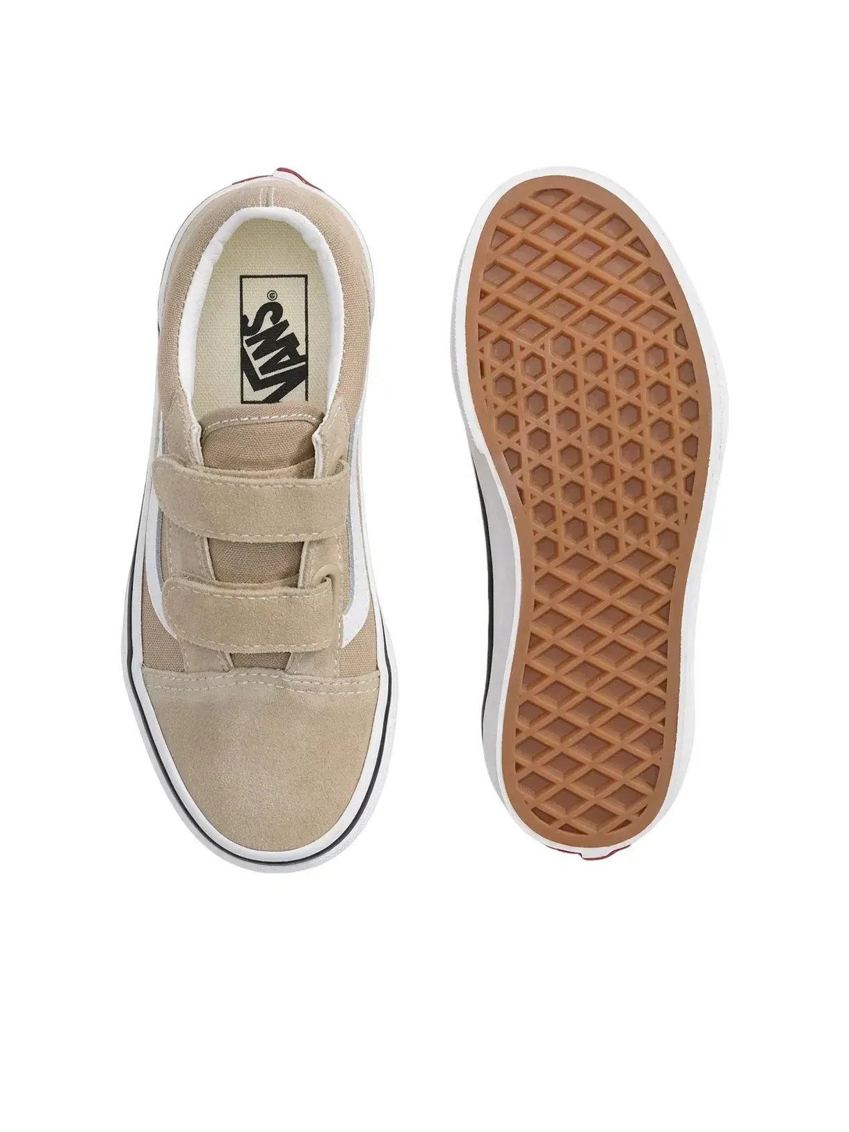 Детские кеды Old Skool Vans — изображение 4 из 4, бежевый