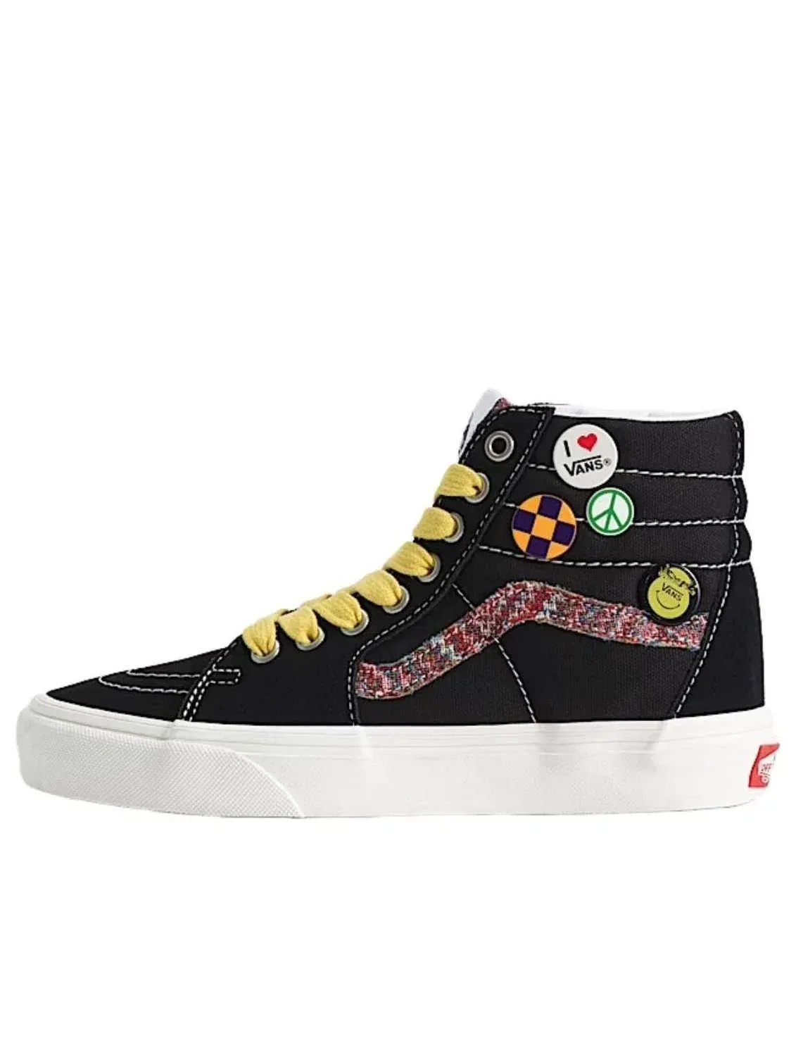 Детские кроссовки с высоким верхом Sk8-Hi Vans — изображение 1 из 4, черный