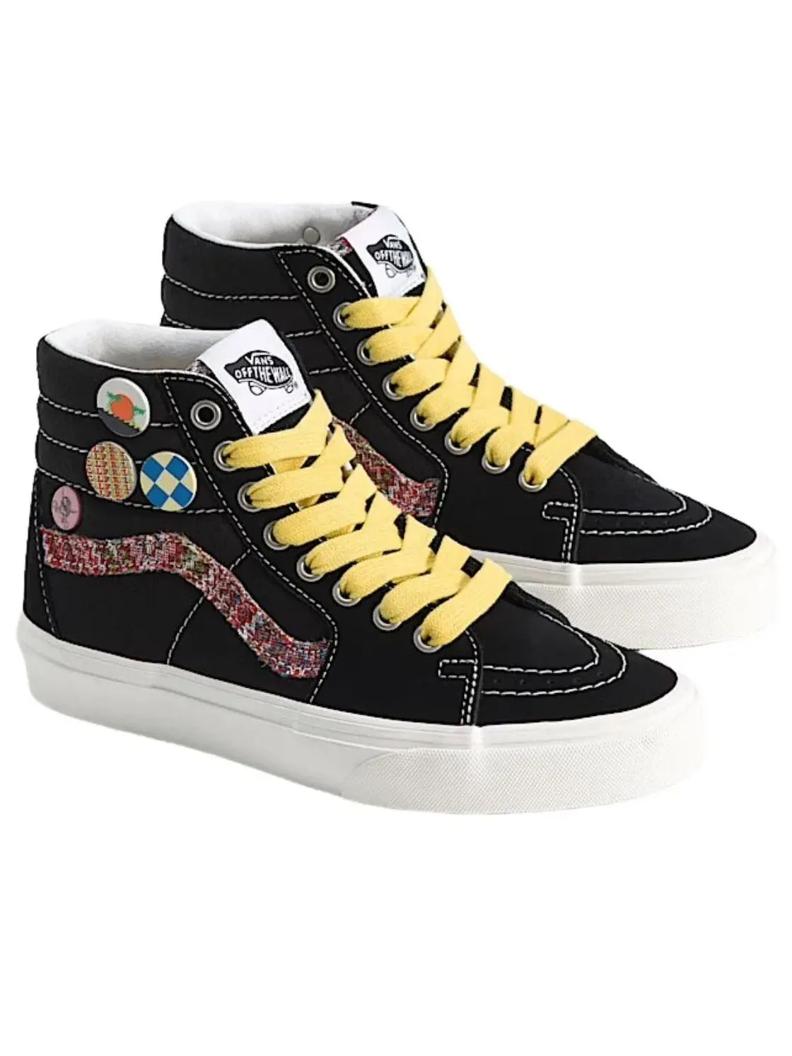 Детские кроссовки с высоким верхом Sk8-Hi Vans — изображение 2 из 4, черный