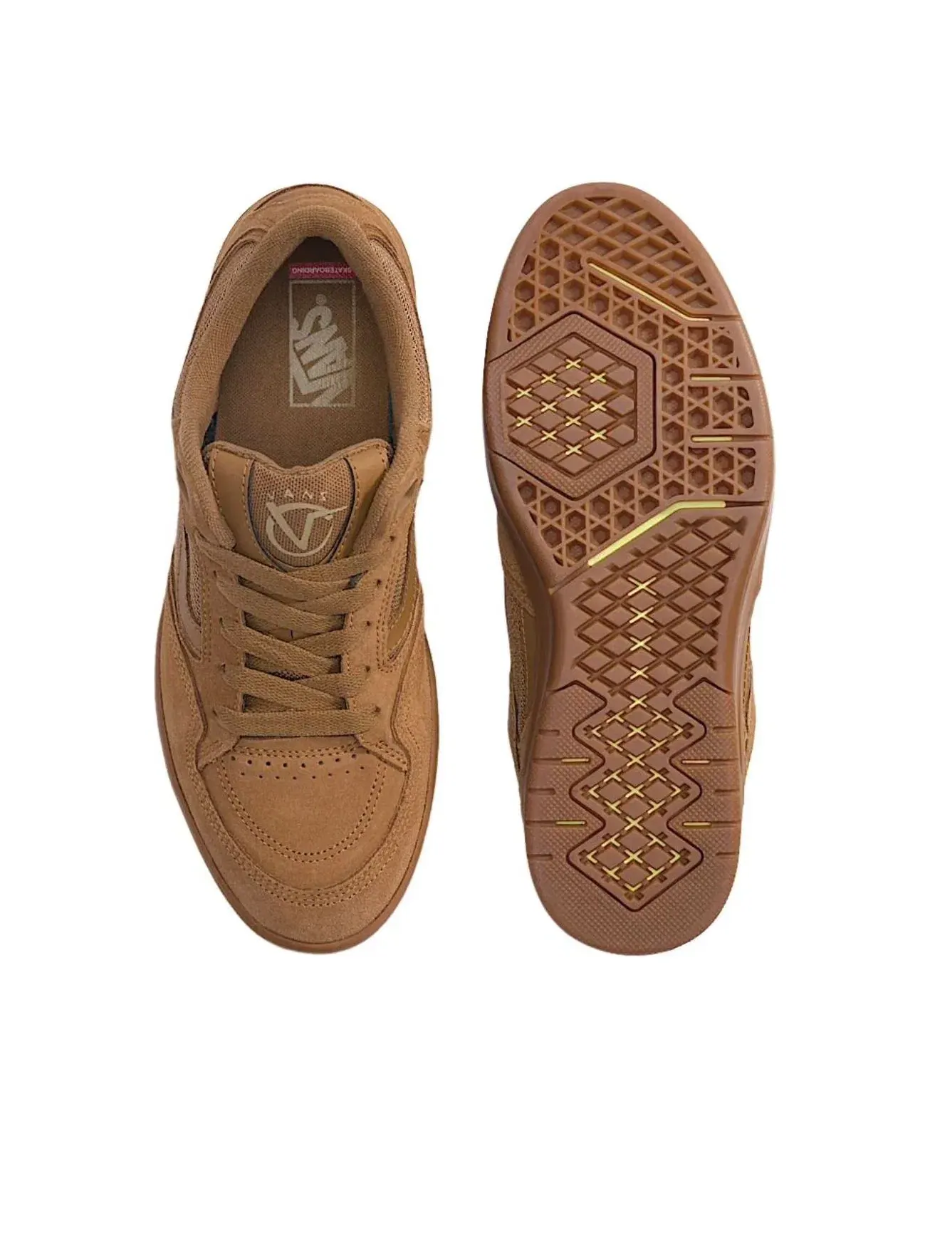 Мужские кроссовки для скейтбординга Vans Skate Rowan Z3 — изображение 3 из 4, коричневый
