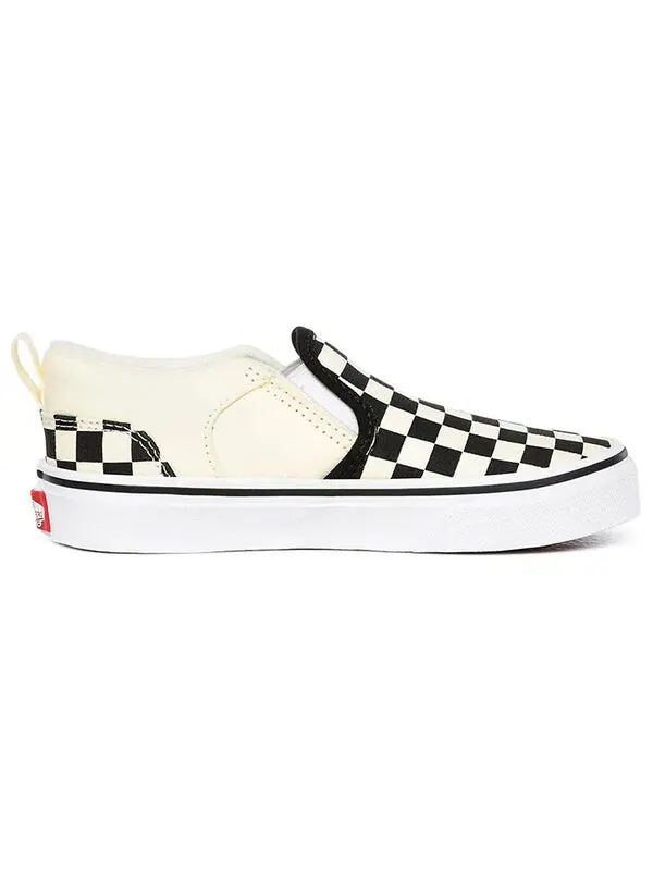 Кроссовки asher 'checkerboard' Vans — изображение 2 из 4, черный
