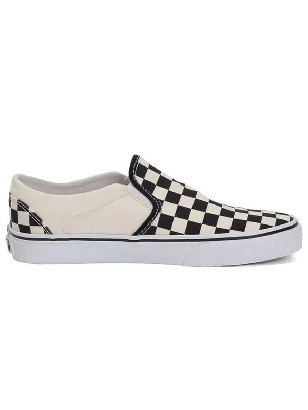 Кроссовки asher 'checkerboard black white' Vans — изображение 2 из 4, черный белый