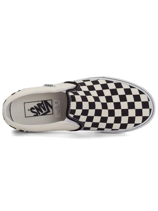 Кроссовки asher 'checkerboard black white' Vans — изображение 4 из 4, черный белый