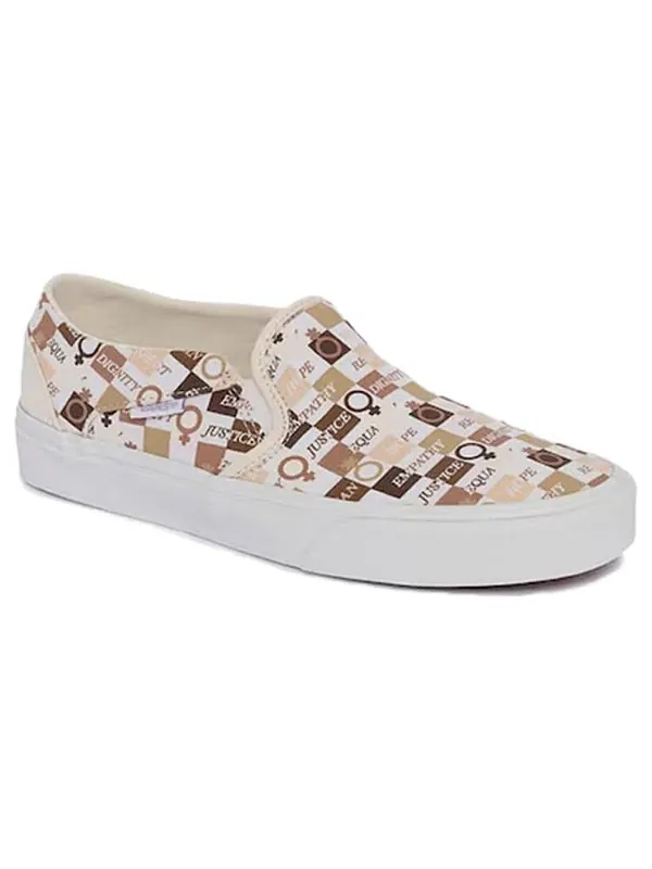 Кроссовки slip-on x asher 'divine' Vans — изображение 3 из 4, бежевый
