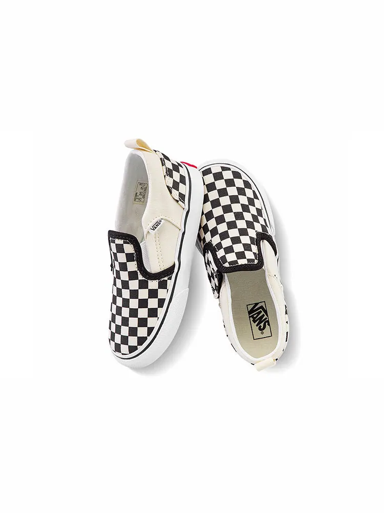 Кроссовки (TD) Vans Asher V 'Checkers - Black Natural' — изображение 4 из 5, бежевый