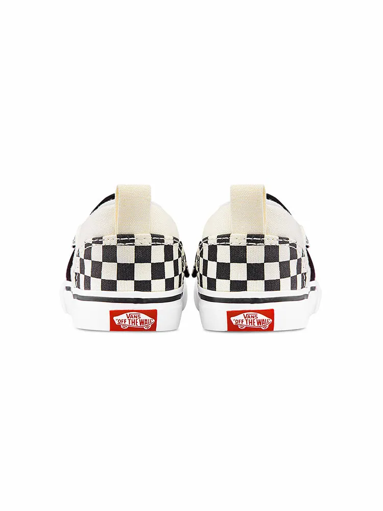 (TD) Vans Asher V 'Checkers - Black Natural' — изображение 5 из 5, черный / белый