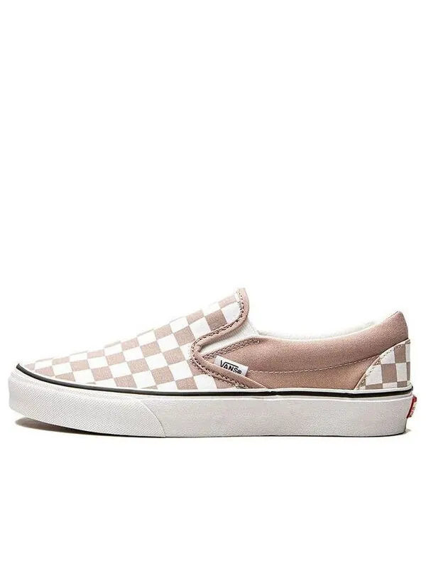 Кроссовки classic slip-on 'checkerboard - etherea' Vans — изображение 1 из 4, розовый/синий