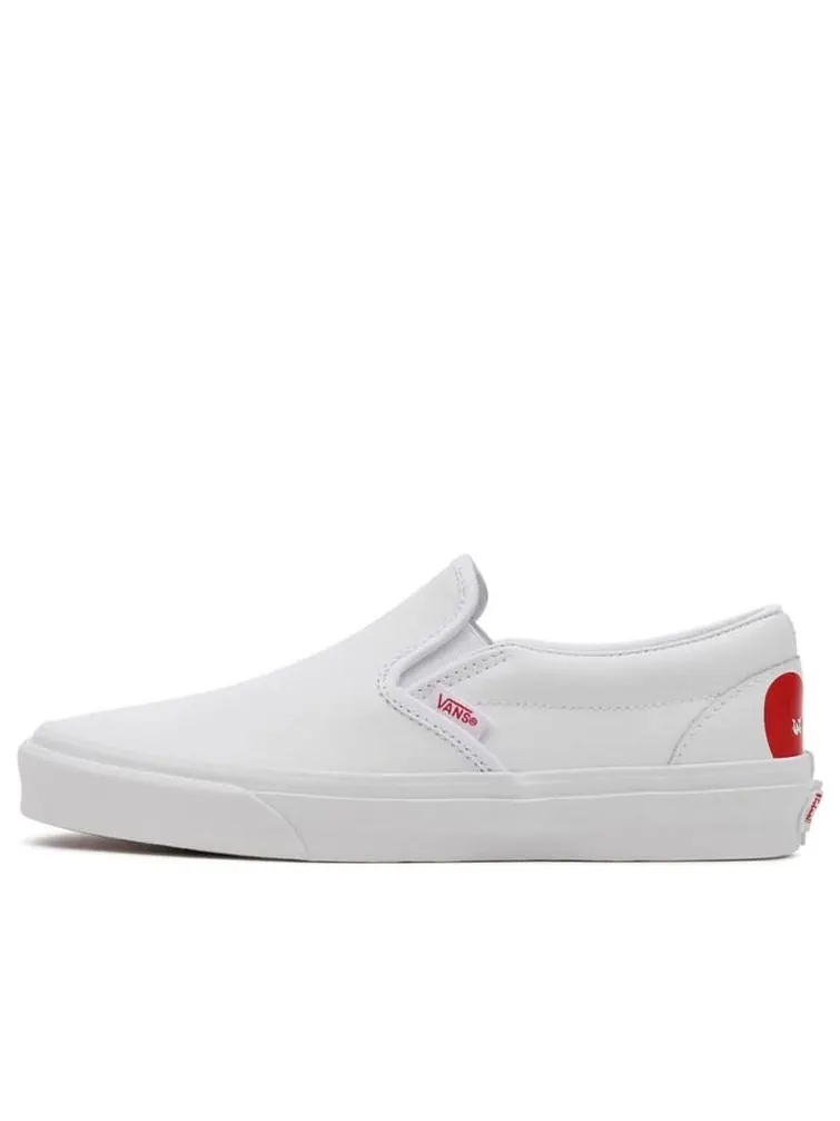 Кеды Vans slip-on 'White Valentine's Day' — изображение 1 из 5, белый