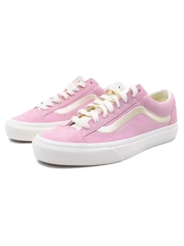 Кроссовки style 36 suede 'pink' Vans — изображение 3 из 4, розовый