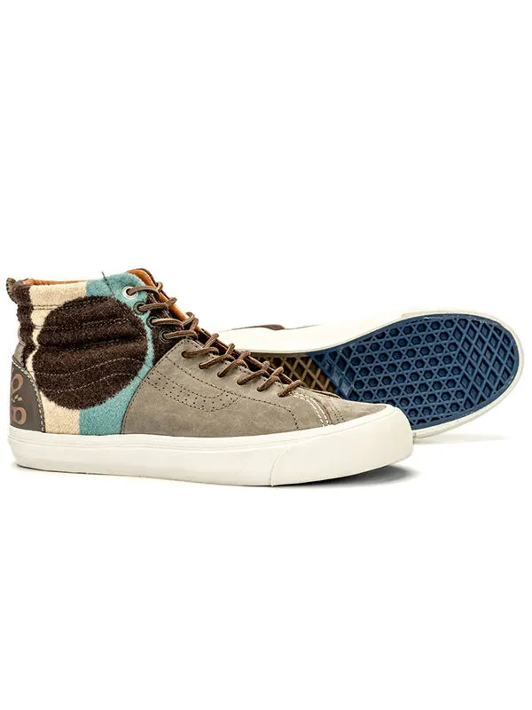 Кроссовки taka hayashi x sk8 huarache lx 'blue grey' Vans — изображение 4 из 4, коричневый