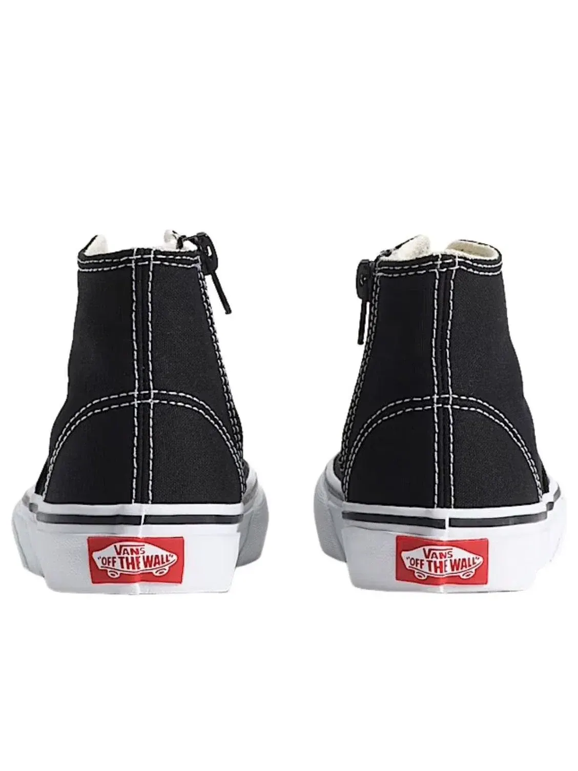Детские кеды на молнии с высоким верхом Vans Authentic — изображение 4 из 4, черный