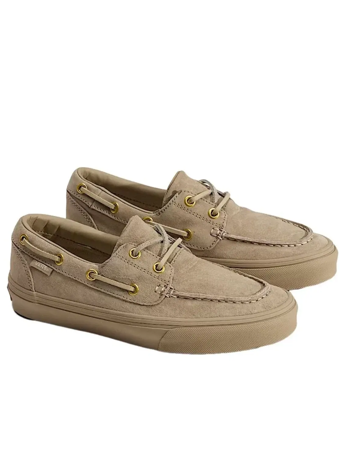 Мужские топсайдеры со шнуровкой Vans 2-Eyelet — изображение 2 из 4, бежевый