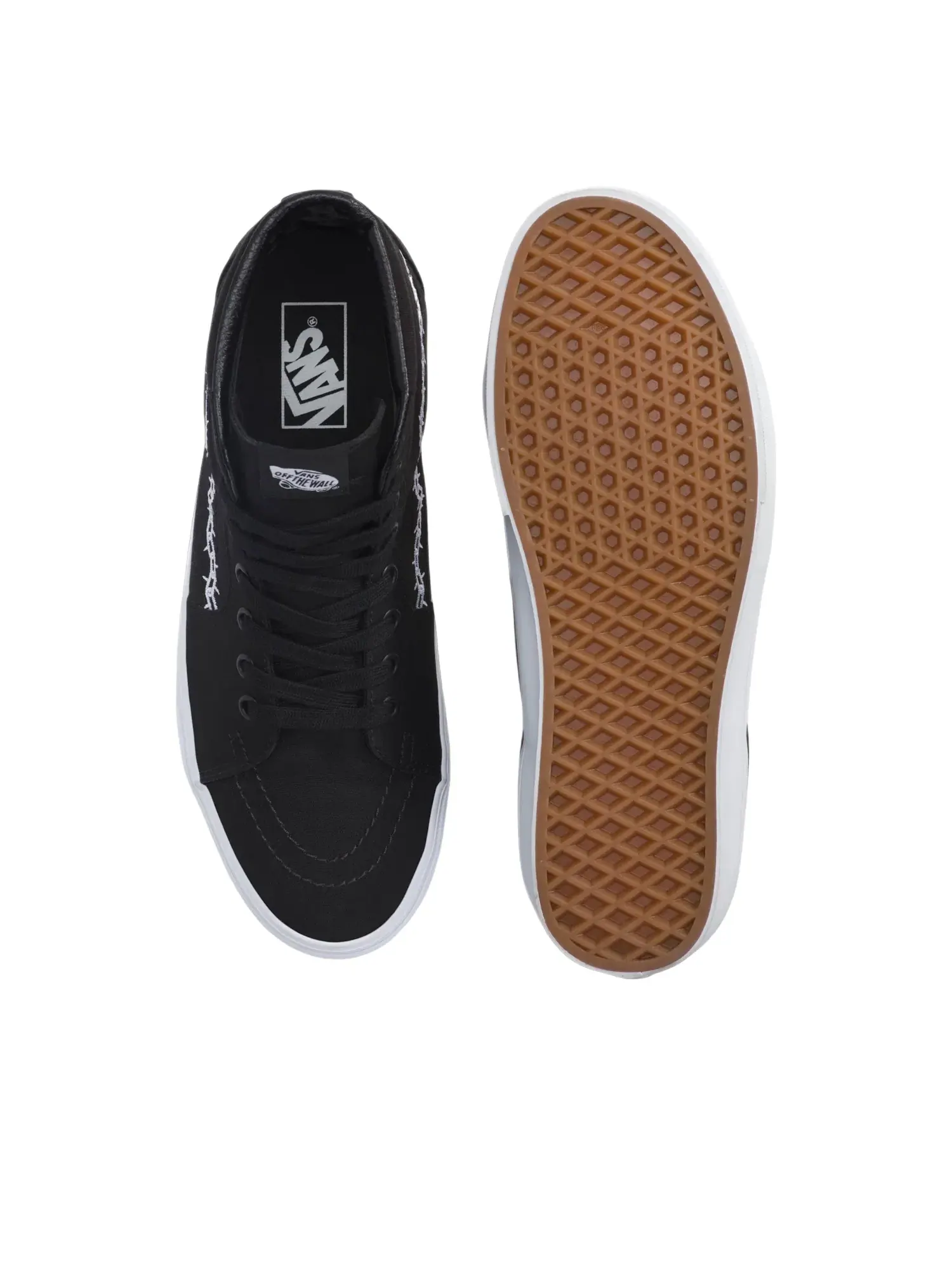 Мужские кеды с высоким верхом Sk8-Hi Vans — изображение 4 из 4, черный