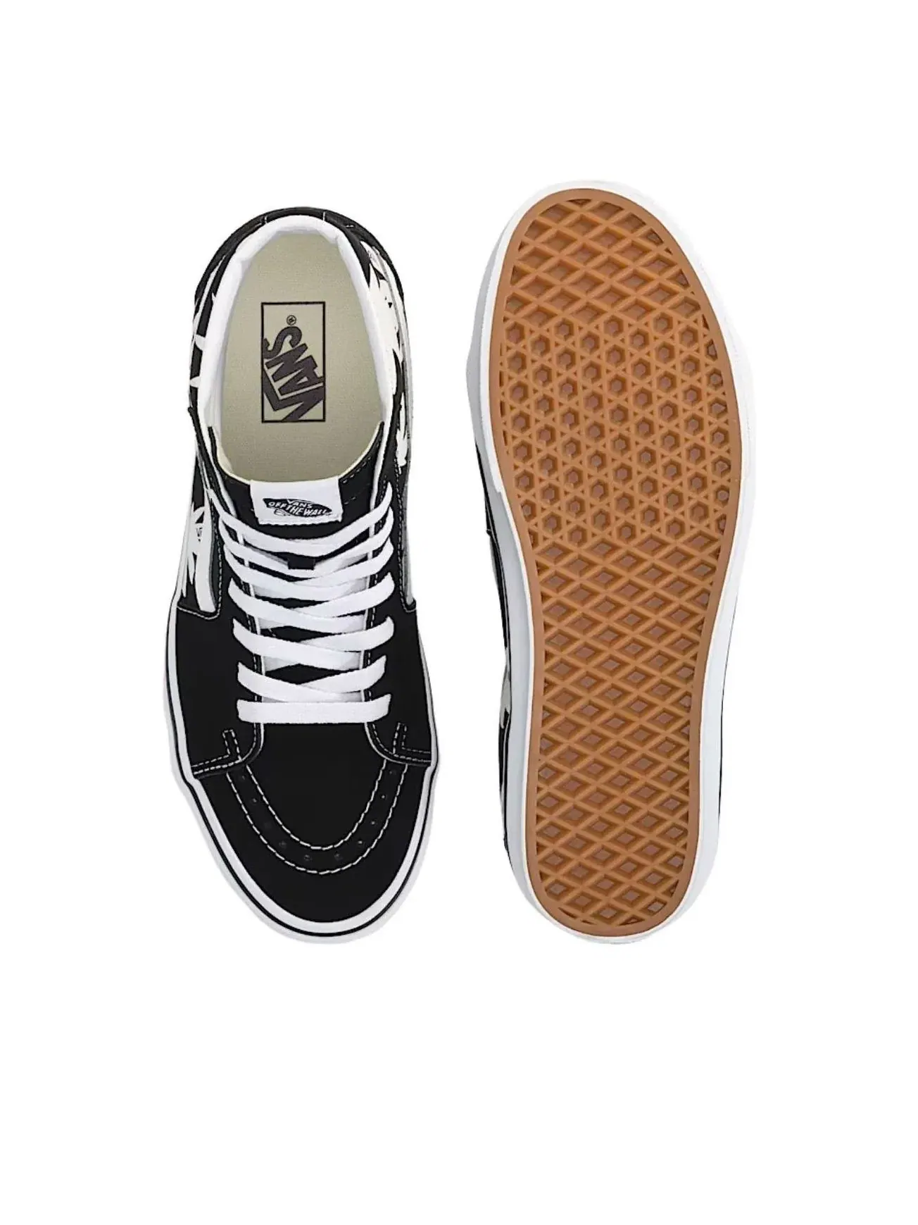 Кеды Vans Sk8 High 'Black Marshmallow White' VN000Y18BPT — изображение 3 из 4, черный