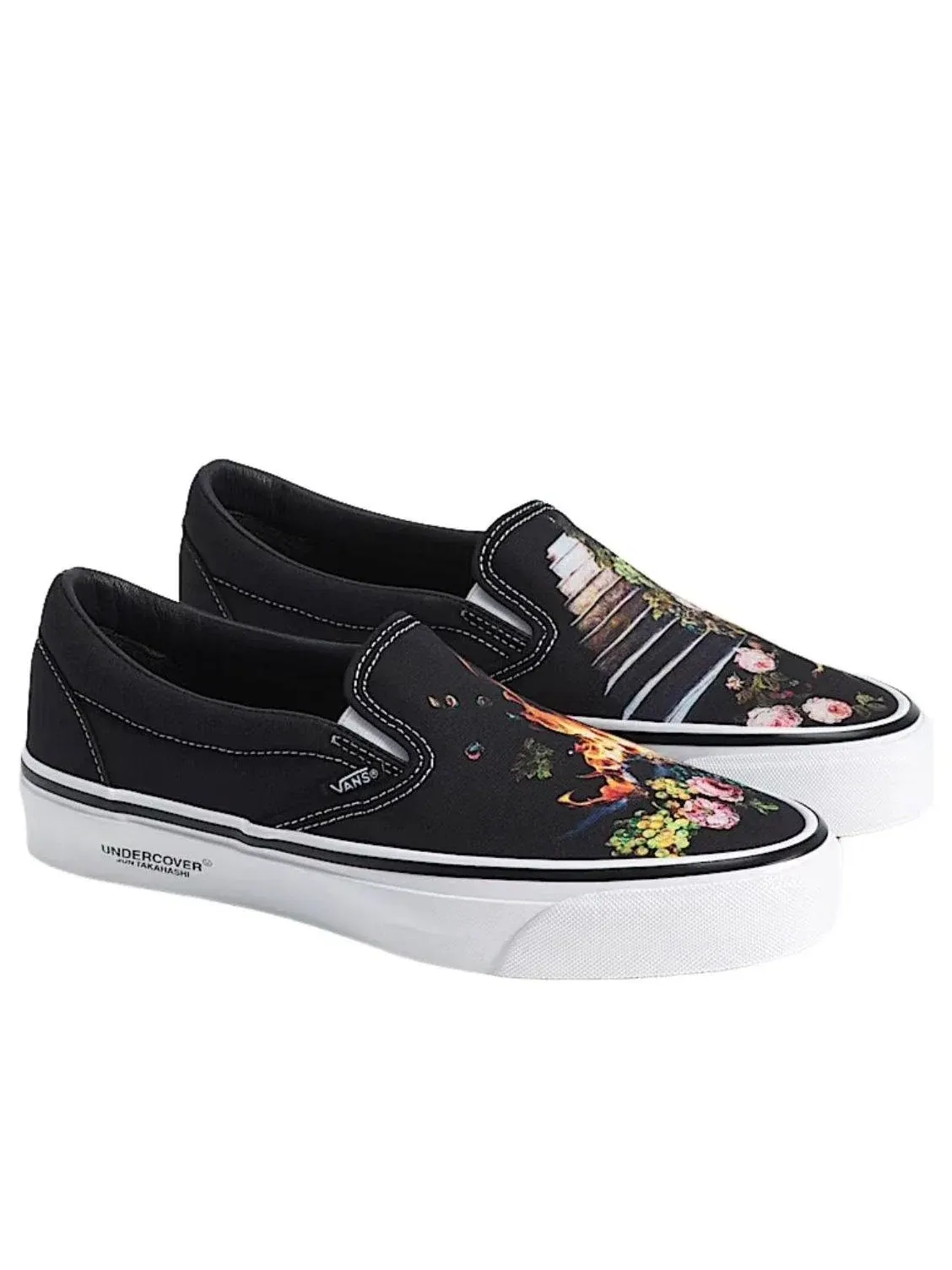 Мужские кеды Slip-On с принтом Vans x UNDERCOVER OTW Classic Slip-On 98 — изображение 2 из 4, черный