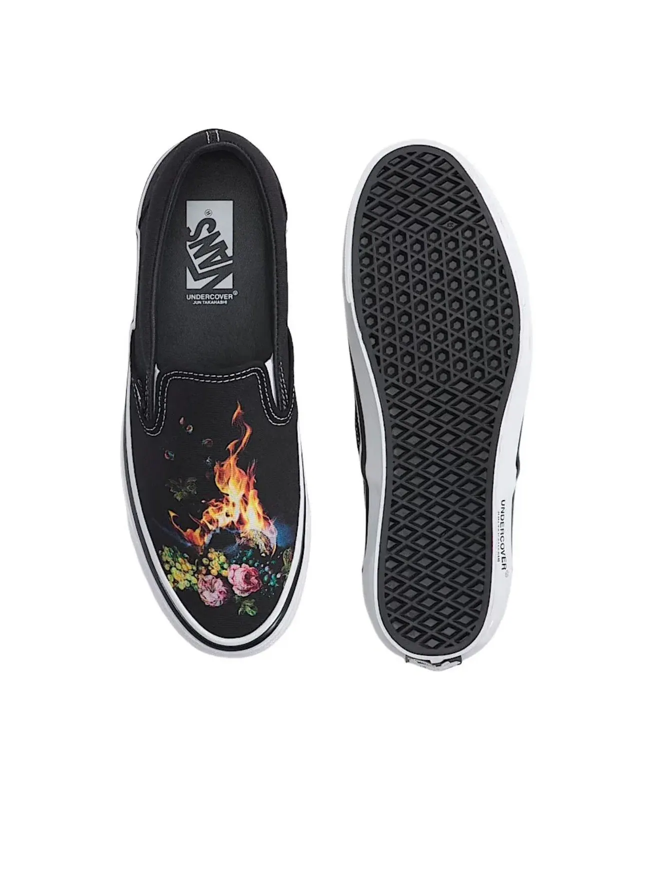 Мужские кеды Slip-On с принтом Vans x UNDERCOVER OTW Classic Slip-On 98 — изображение 4 из 4, черный