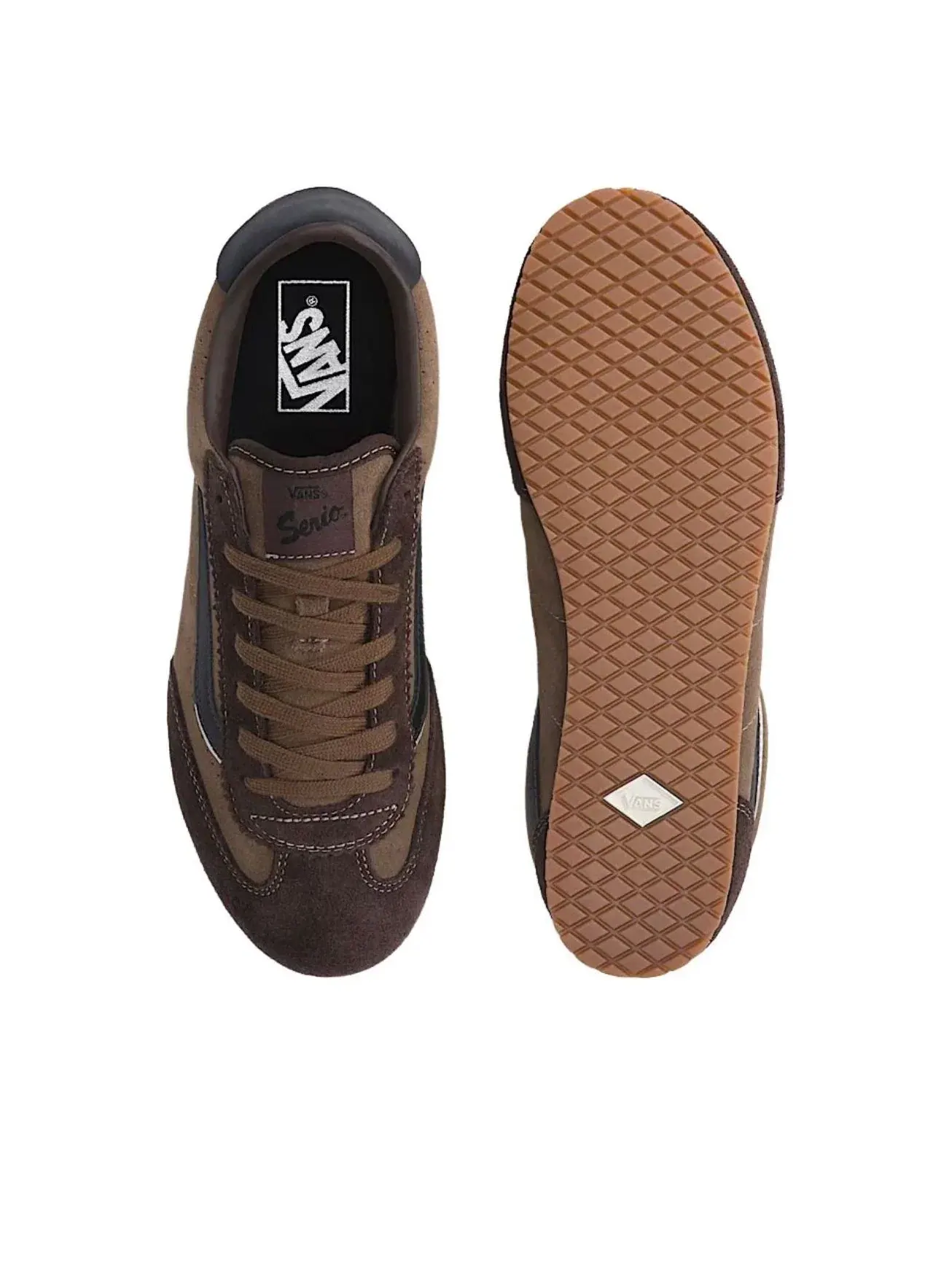 Мужские кеды с низким верхом Vans Super Lowpro — изображение 3 из 4, коричневый
