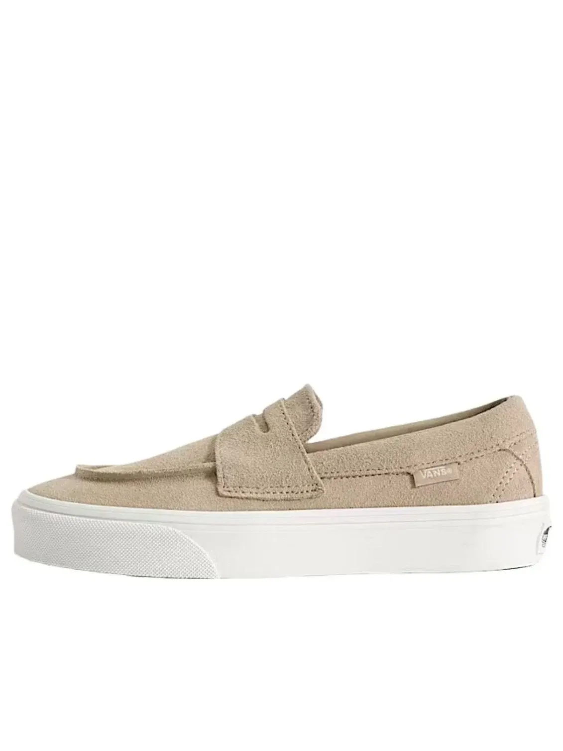 Детские кожаные лоферы Vans Skate Loafer — изображение 1 из 4, бежевый