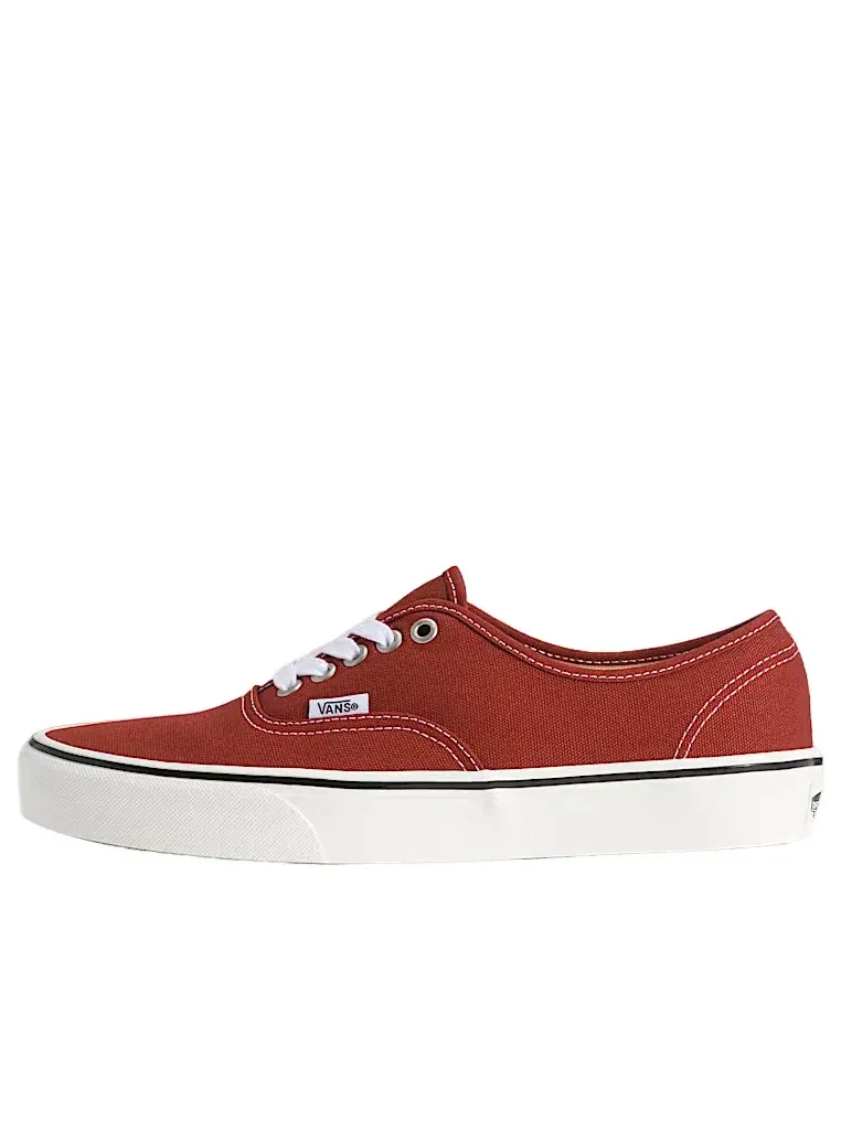 Мужские кеды на шнуровке с канвасом Vans Authentic — изображение 1 из 3, красный