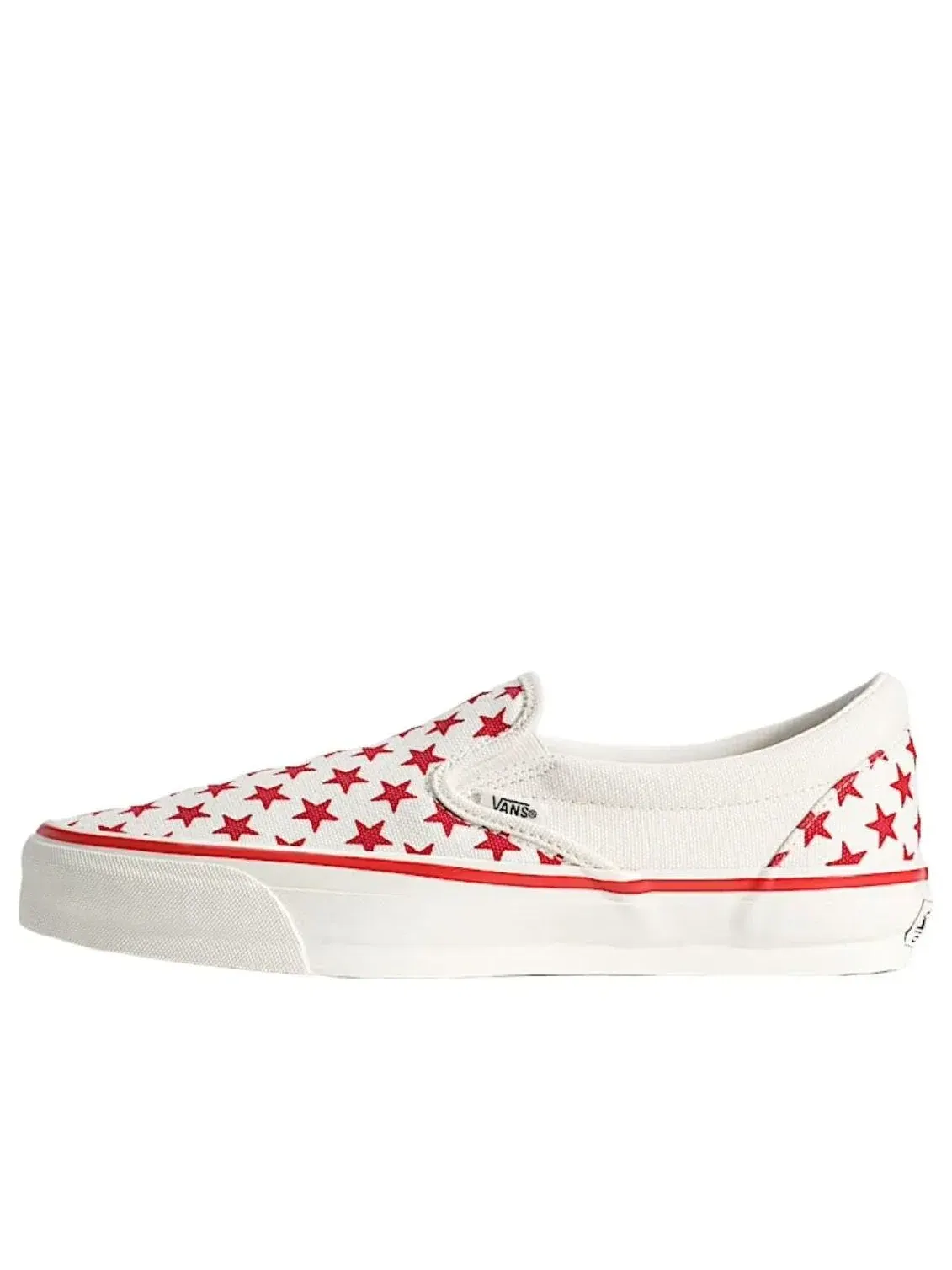 Слипоны Vans Premium Classic Slip-On 'Racing Red Marshmallow White' VN000Z7ZBOP — изображение 1 из 4, белый