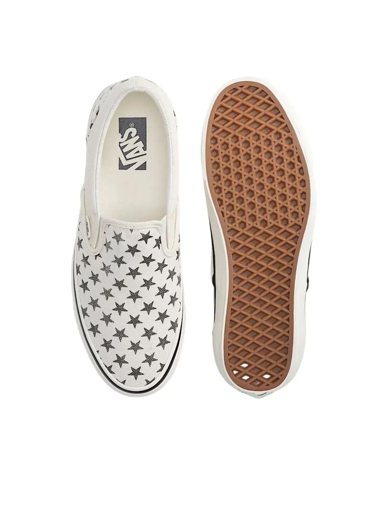 Слипоны Vans Premium Classic Slip-On 'Marshmallow White Black' VN000Z7ZKIG — изображение 3 из 4, белый