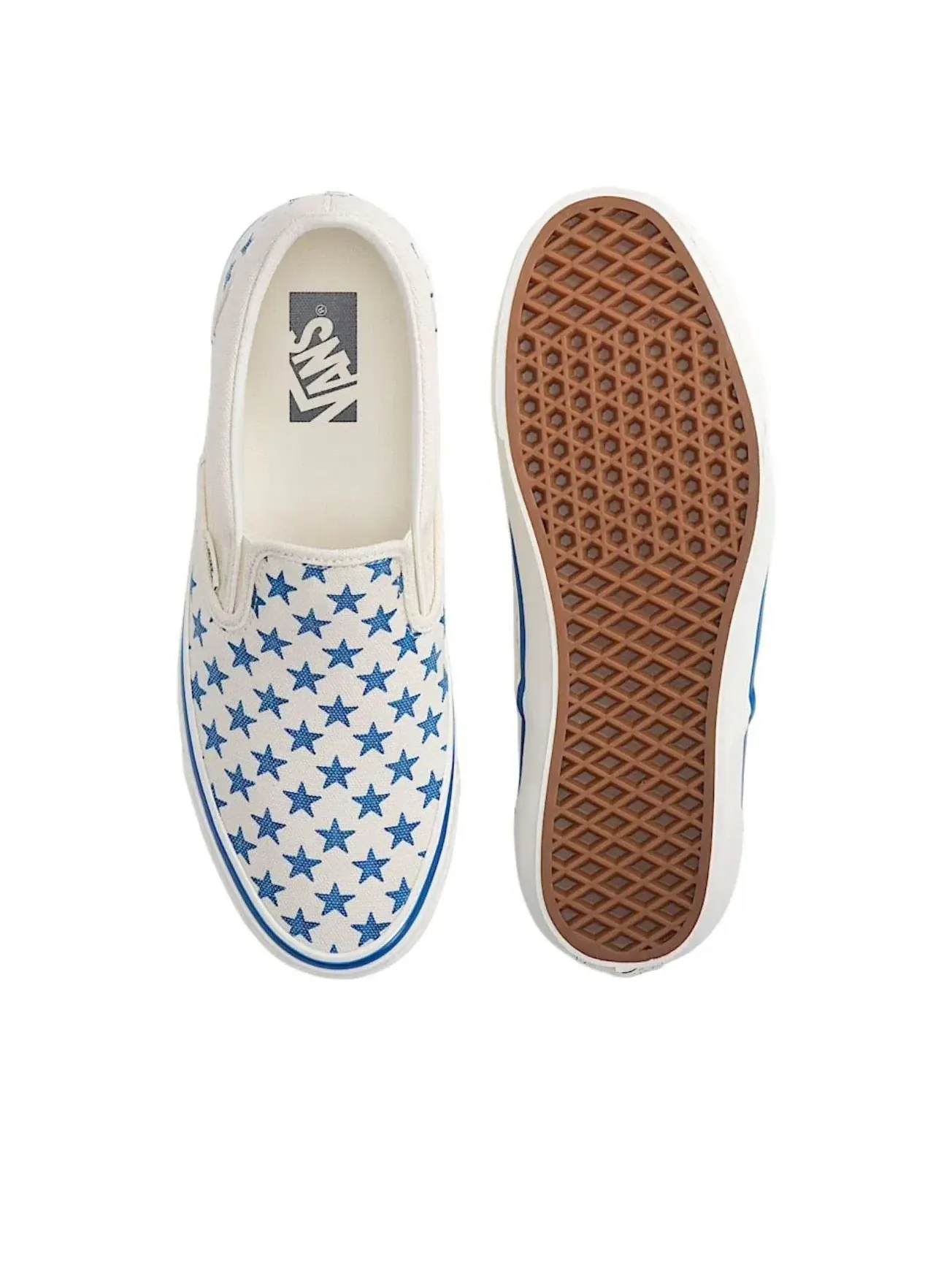 Слипоны Vans Premium Classic Slip-On 'True Blue Marshmallow White' VN000Z7ZUR2 — изображение 3 из 4, белый