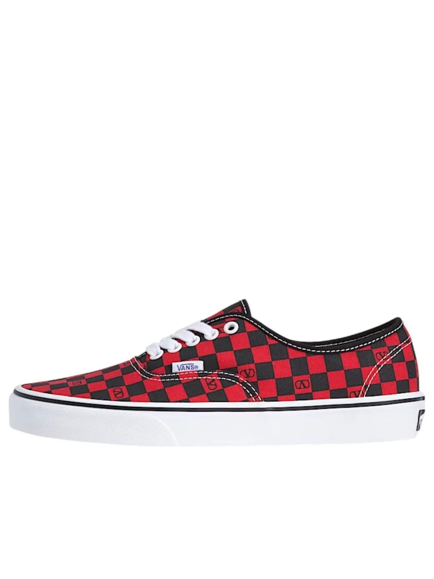 Кроссовки Vans x Valentino Garavani Authentic 'Checkerboard Red' — изображение 1 из 5, красный